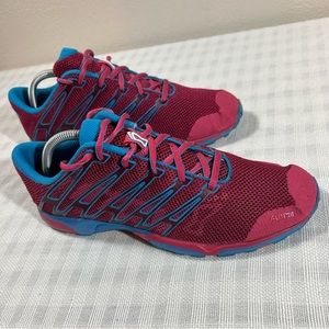 Inov-8 F-Lite 215 Women's Cross Training Running Shoes Pink Blue F0340 Size 10.5